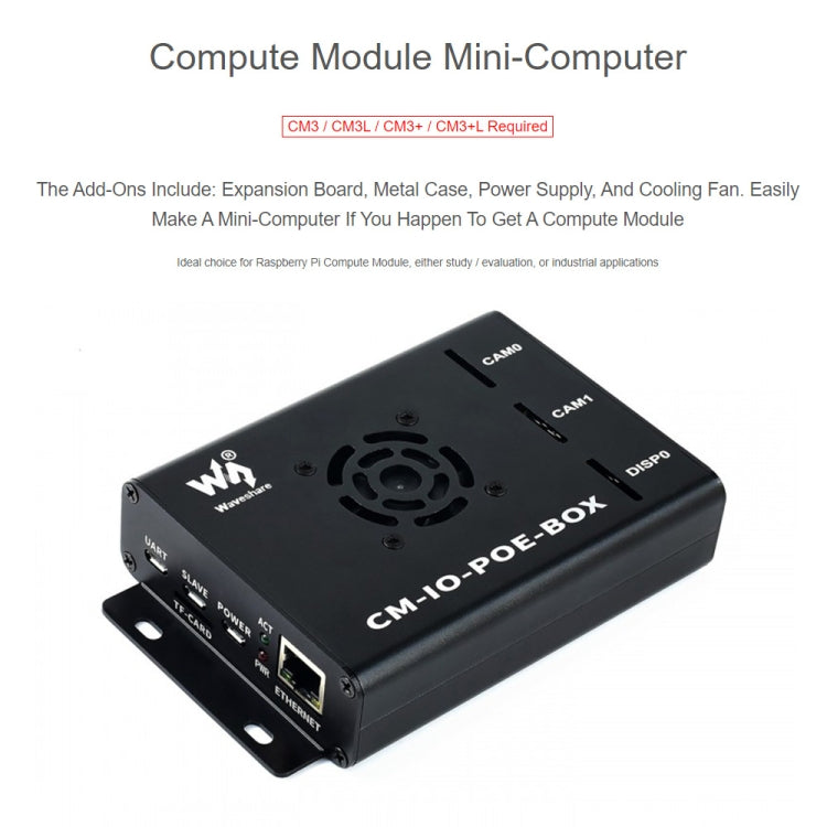 Waveshare Mini-Computer for Raspberry Pi CM