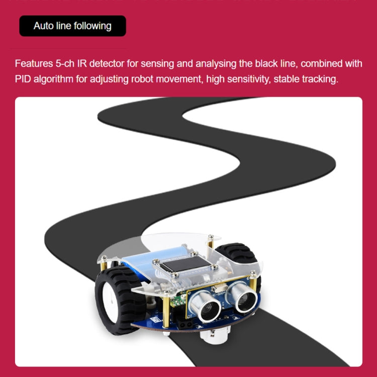 Waveshare PicoGo Mobile Robot, Based on Raspberry Pi Pico, Self Driving, Remote Control