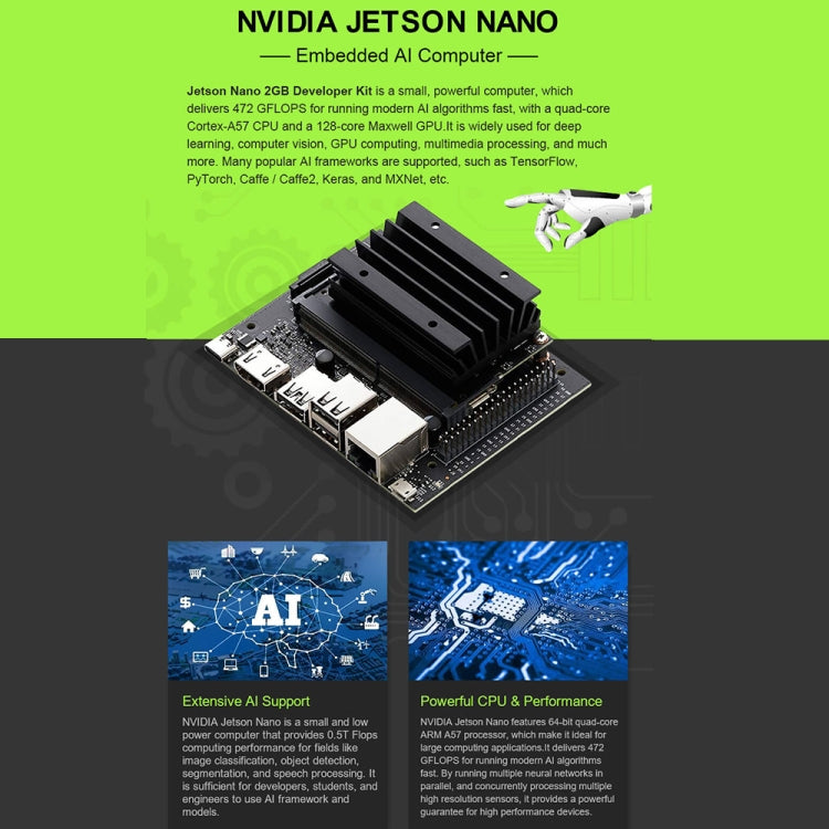 Waveshare JetRacer Pro 2GB AI Kit, High Speed AI Racing Robot Powered by Jetson Nano 2GB, Pro Version, EU Plug, JetRacer Pro 2GB AI  Kit
