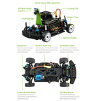 Waveshare JetRacer Pro 2GB AI Kit, High Speed AI Racing Robot Powered by Jetson Nano 2GB, Pro Version, EU Plug, JetRacer Pro 2GB AI  Kit