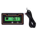 2m 50A 12V 48V Digital Display DC Current Voltmeter Lead-Acid Lithium Battery Charge Meter, 2m 50A