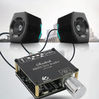 XY-C15H 20W Dual Channel HIFI Bluetooth 5.0 Stereo Digital Audio Power Amplifier Board with Shell, with Shell