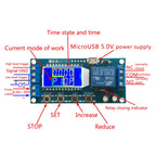 XY-LJ02 6-30V Micro USB Digital LCD Display Time Delay Relay Module Control Timer Switch