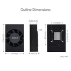 Waveshare Dedicated Cooling fan for Jetson TX2 NX, For Jetson TX2 NX
