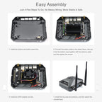 Waveshare Aluminum Case Type F for Jetson Nano Development Kit