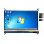 WAVESHARE 7 Inch HDMI LCD (C) 1024x600 Touch Screen  for Raspberry Pi with Bicolor Case, 7 Inch HDMI LCD (C) with Case