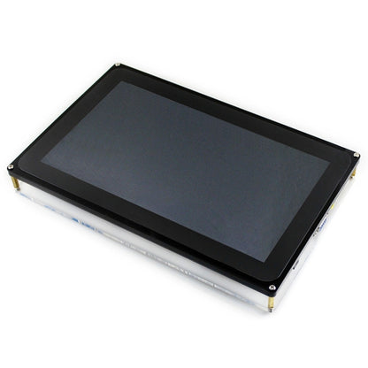 WAVESHARE 10.1inch Resistive Touch Screen LCD, HDMI interface with Case, Supports Multi mini-PCs, 10.1inch HDMI LCD (H) (with case)