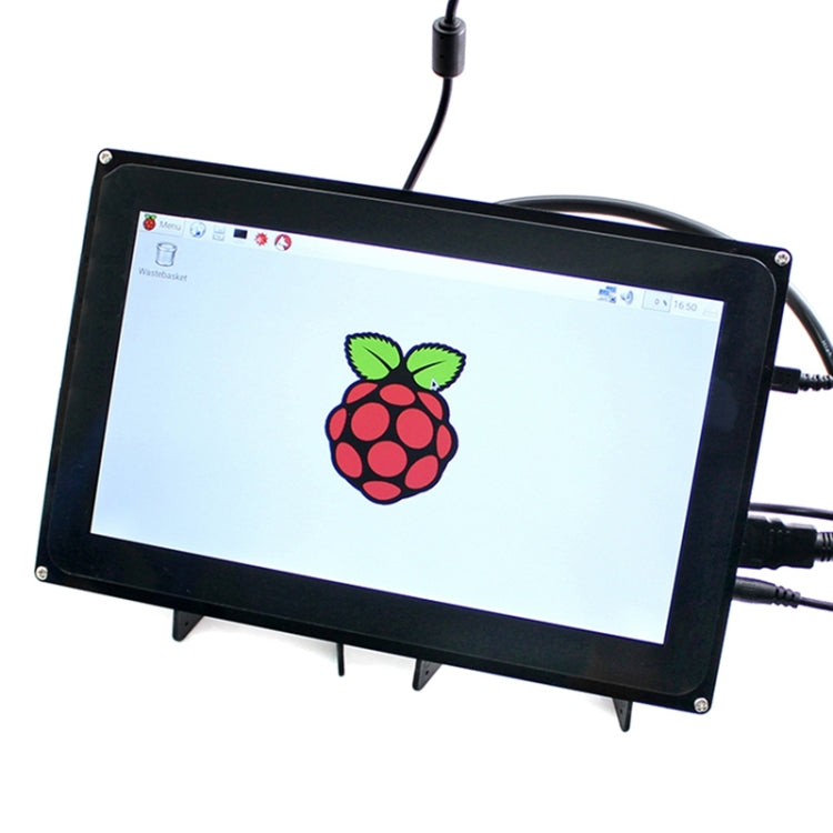 WAVESHARE 10.1inch Resistive Touch Screen LCD, HDMI interface with Case, Supports Multi mini-PCs, 10.1inch HDMI LCD (H) (with case)