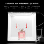 20cm Folding Portable 550LM Light Photo Lighting Studio Shooting Tent Box Kit with 6 Colors Backdrops (Black, White, Yellow, Red, Green, Blue), Unfold Size: 24cm x 23cm x 23cm