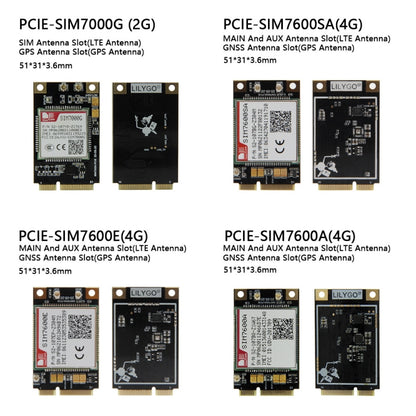 TTGO T-PCIE ESP32-WROVER-B AXP192 Chip WiFi Bluetooth Nano Card SIM Series Module Hardware Composable Development Board, PCIE-SIM7600JC Module, PCIE-SIM7600JC Module
