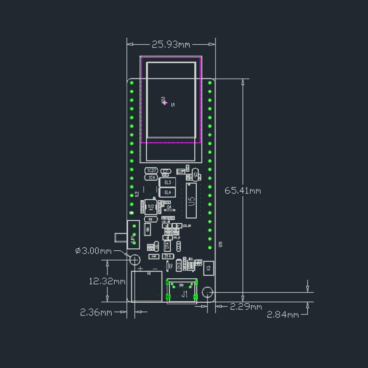 TTGO T-Koala ESP32 WiFi Bluetooth Module 4MB Development Board Based ESP32-WROVER-B, ESP32-WROVER-B