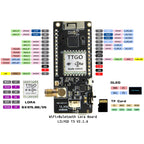 TTGO LORA32 V2.1 ESP32 0.96 inch OLED Bluetooth WiFi Wireless Module 433MHz SMA IP5306 Module with Antenna, 433MHz