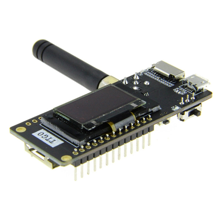 TTGO LORA32 V2.1 ESP32 0.96 inch OLED Bluetooth WiFi Wireless Module 868MHz SMA IP5306 Module with Antenna, 868MHz