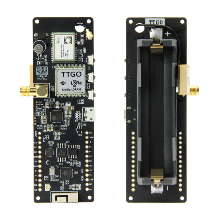 TTGO T-Beamv1.0 ESP32 Chipset Bluetooth WiFi Module 433MHz LoRa NEO-6M GPS Module with SMA Antenna, Original Version, Original Version 433MHz