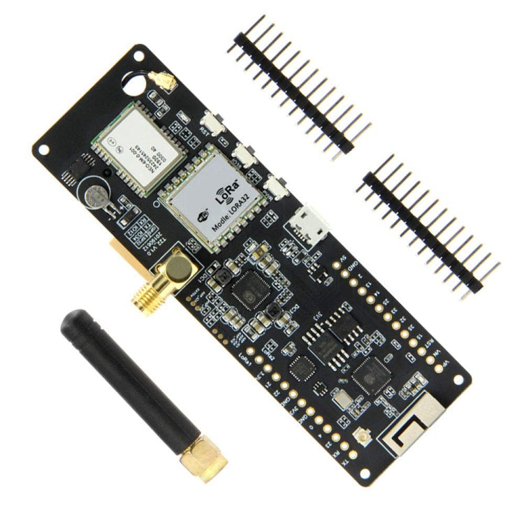 TTGO T-Beamv1.0 ESP32 Chipset Bluetooth WiFi Module 433MHz LoRa NEO-6M GPS Module with SMA Antenna, Original Version, Original Version 433MHz