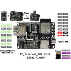 TTGO T-Internet-POE ESP3 Module Ethernet Adapters Extension Board, Ethernet Adapters
