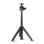 RUIGPRO Multi-functional Foldable Tripod Holder Selfie Monopod Stick with Ball Head for DJI, Insta360, GoPro and Other Action Cameras, Tripod Monopod