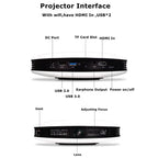 Wejoy DL-S9 220 Lumens 1280x720 720P Android 6.0 HD Bluetooth WiFi Smart Laser 3D Projector, Support HDMI / USB x 2 / TF Card
