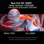 Wejoy L6 5 inch 200 ANSI Lumen 1920 x 1080P HD Smart Projector, Support 1 x AV / 1 x VGA / 1x HDMI / 2 x USB,  Normal Version, Normal Version