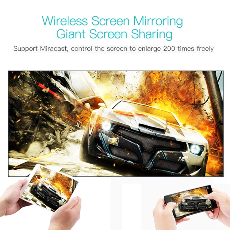 Wejoy L6 5 inch 200 ANSI Lumen 1920 x 1080P HD Smart Projector, Support 1 x AV / 1 x VGA / 1x HDMI / 2 x USB,  Normal Version, Normal Version