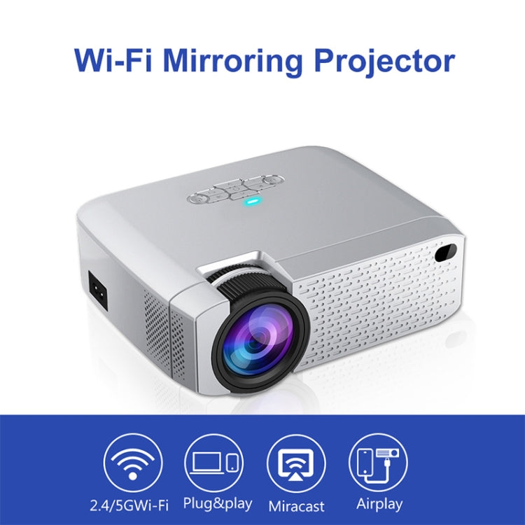 D40S 1600 Lumens Portable Home Theater LED HD Digital Projector, D40S