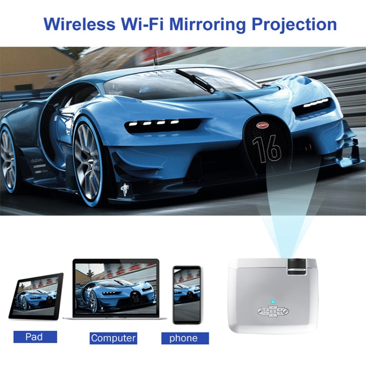 D40S 1600 Lumens Portable Home Theater LED HD Digital Projector, D40S