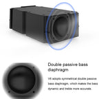TOUMEI V6 3800 Lumens Android 9.0 3D Smart DLP Projector, 2GB+32GB, Support Dual Band WiFi / Bluetooth / HDMI / TF Card / RJ45