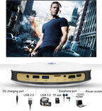 CACACOL ITC-DO8 220LM WiFi Smart 1280*800 DLP DMD LED Portable Projector with Remote Control,  Android 6.1 , MSD6A628 Quad Core, 2GB RAM, 16GB ROM, WiFi, BT, HDMI, without Tripod Holder, ITC-DO8