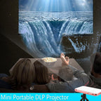 Wejoy DL-S6+ 1000 Lumens 854x480 Smart Mini Projector, RK3128 CPU, 1GB+32GB, Android 4.4, Bluetooth, WiFi, HDMI, DL-S6+/Rose Gold
