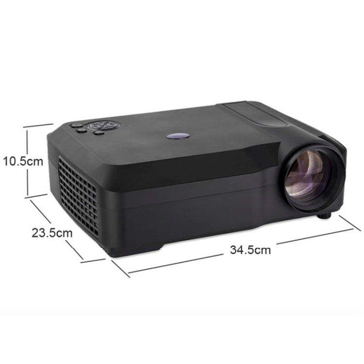 Wejoy L3 300ANSI Lumens 5.8 inch LCD Technology HD 1280*768 pixel Projector with Remote Control,  VGA, HDMI, L3