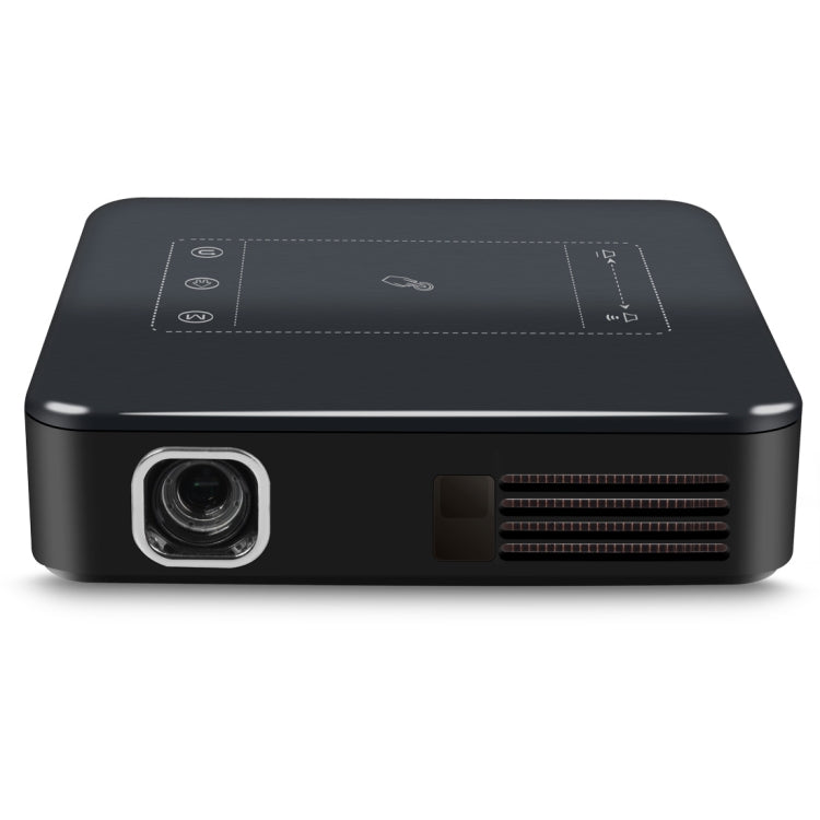 Wejoy DL-S10 120ANSI Lumens 854x480 Smart Mini Projector, RK3328 ARM Cortex-A53 Quad Core 1.5GHz CPU, 2GB+16GB, Android 7.1.2, Bluetooth, WiFi, HDMI, DL-S10
