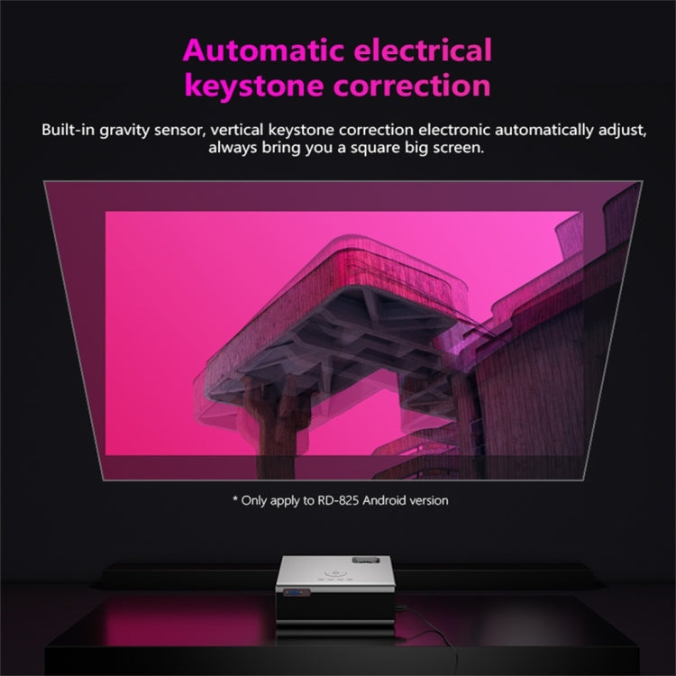 RD825 1280x720 2200LM Mini LED Projector Home Theater, Support HDMI & AV & VGA & USB, General Version, General Version
