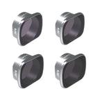 JSR KS 4 in 1 ND8PL+ND16PL+ND32PL+ND64PL Lens Filter for DJI FPV, Aluminum Alloy Frame, 4 in 1 NDPL