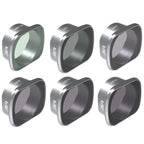 JSR KS 6 in 1 ND4+ND8+ND16+ND32+MCUV+CPL Lens Filter for DJI FPV, Aluminum Alloy Frame, 6 in 1