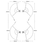 STARTRC 1109131 Drone Propeller Protective Guard Anti-collision Ring for DJI Mini  2 / Mavic Mini, For DJI Mini 2