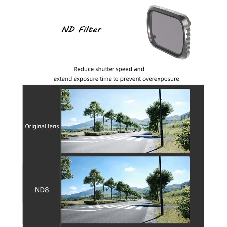 JSR KS ND1000 Lens Filter for DJI Air 2S, Aluminum Frame, ND1000