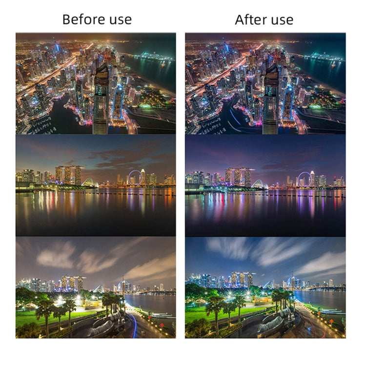 JSR KS NIGHT Light Pollution Reduction Lens Filter for DJI Air 2S, Aluminum Frame, NIGHT