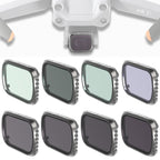 JSR KS 8 in 1 UV + CPL + ND8 + ND16 + ND32 + ND64 + STAR + NIGHT Lens Filter for DJI Air 2S, Aluminum Frame, UV + CPL + ND8 + ND16 + ND32 + ND64 + STAR + NIGHT