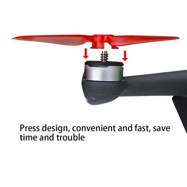 RCSTQ 2 Pairs Clear Color Quick-release Propellers for DJI FPV, For DJI FPV(Green), For DJI FPV(Blue), For DJI FPV(Red)