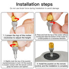 RCSTQ Two-color Retractable Thumb Rocker Joystick for DJI FPV Combo Drone Remote Control, For DJI FPV Two-color