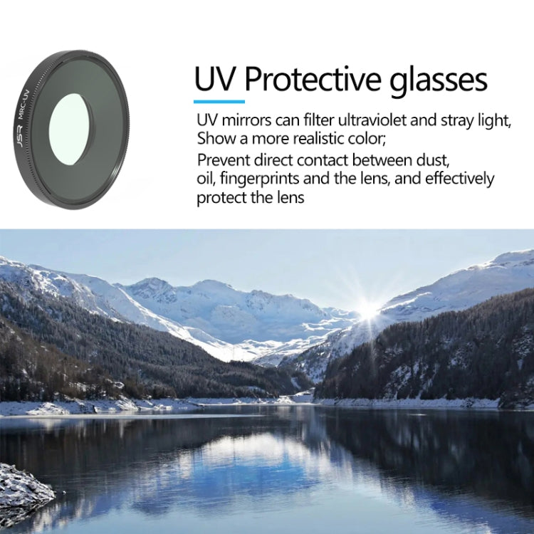 JSR 4 in 1 UV CPL ND8 ND16 ND32 ND64 Lens Filter For DJI Osmo Action 3, 6 in 1