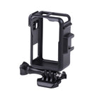 For DJI Osmo Action 3 Vertical Plastic Protective Frame Cage with Cold Shoes, For DJI Osmo Action 3