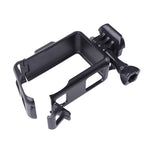 For DJI Osmo Action 3 Vertical Plastic Protective Frame Cage with Cold Shoes, For DJI Osmo Action 3