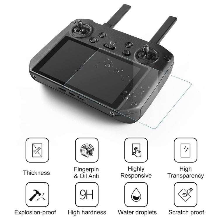 For DJI RC Pro Explosion-proof Tempered Glass  Screen Film, For DJI RC Pro