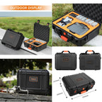 For DJI Mini 4 Pro Sunnylife Safety Carrying Case Waterproof Shock-proof Hard Travel Case, For DJI Mini 4 Pro