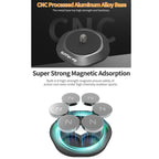 Sunnylife Universal Metal Magnetic Base 1/4 inch Adapter Aluminium Alloy Pivot Stand Base, DZ753