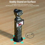 Sunnylife Universal Metal Magnetic Base 1/4 inch Adapter Aluminium Alloy Pivot Stand Base, DZ753