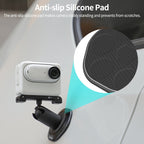 Sunnylife Universal Metal Magnetic Base 1/4 inch Adapter Aluminium Alloy Pivot Stand Base, DZ753