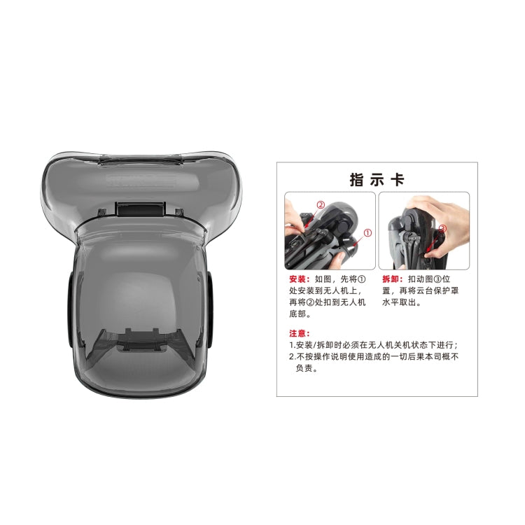 For DJI Air 3S STARTRC Lens Protective Cover Gimbal Cover, For DJI Air 3S