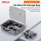 For DJI Avata 360 STARTRC Upgraded Shoulder PU Storage Bag Motion-Sensing Fly Kit Handbag, For DJI Avata 360